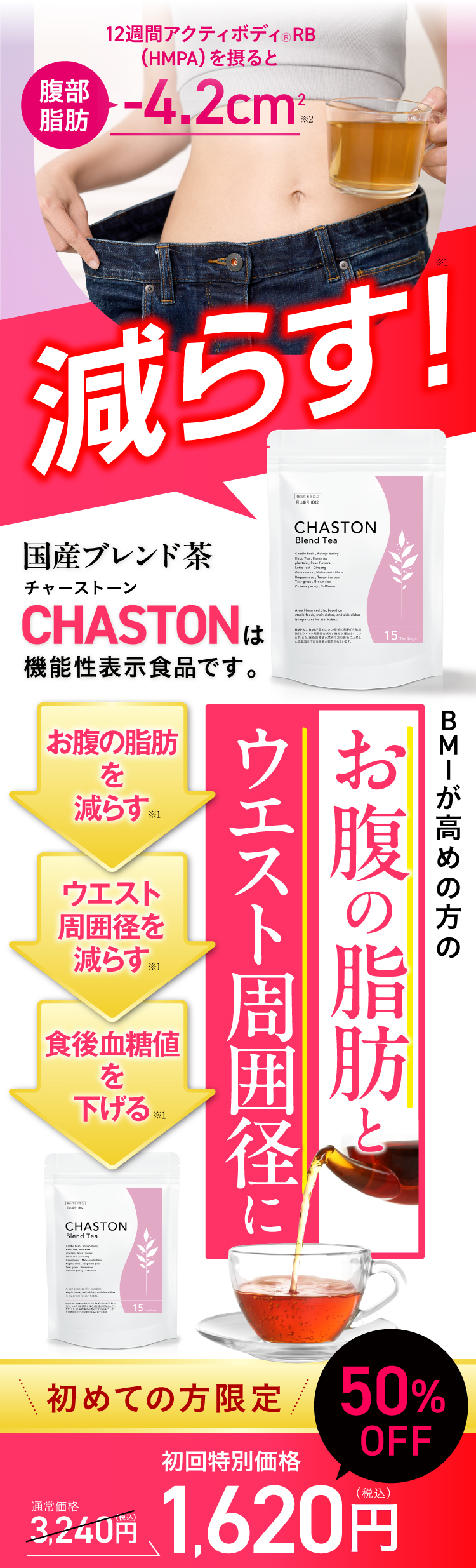 CHASTONで脂肪を減らす