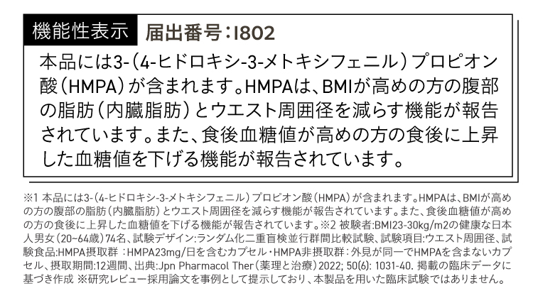 CHASTONは機能性表示食品