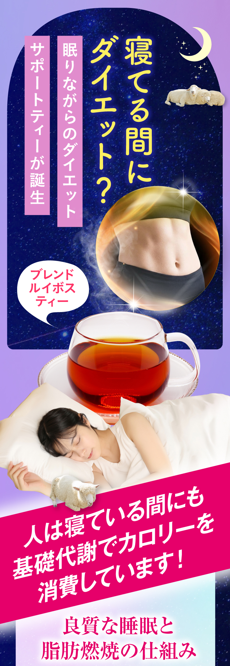 寝てる間にダイエット